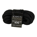 Bound to Please Bondage Rope Black