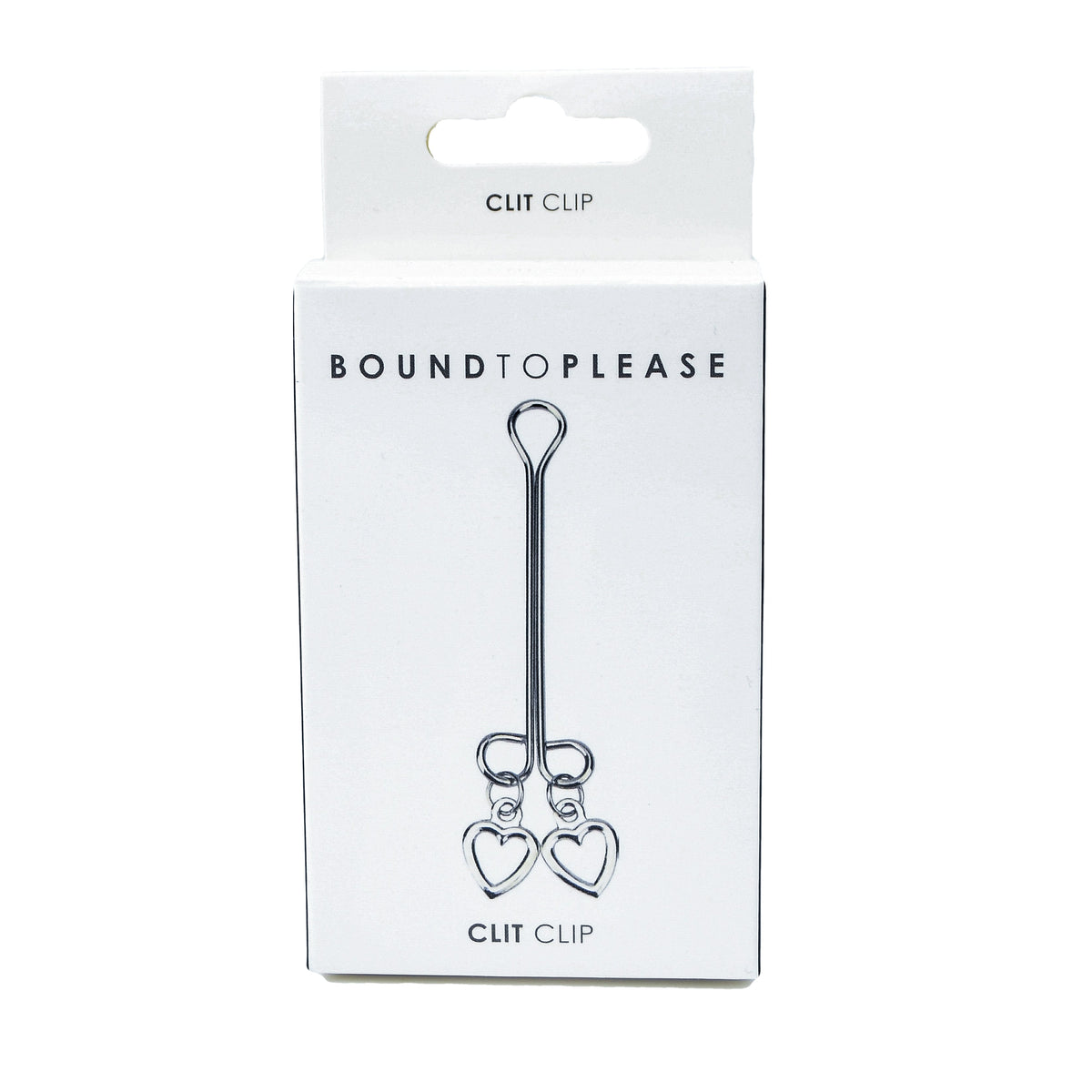 Bound to Please Silver Clit Clip packaging