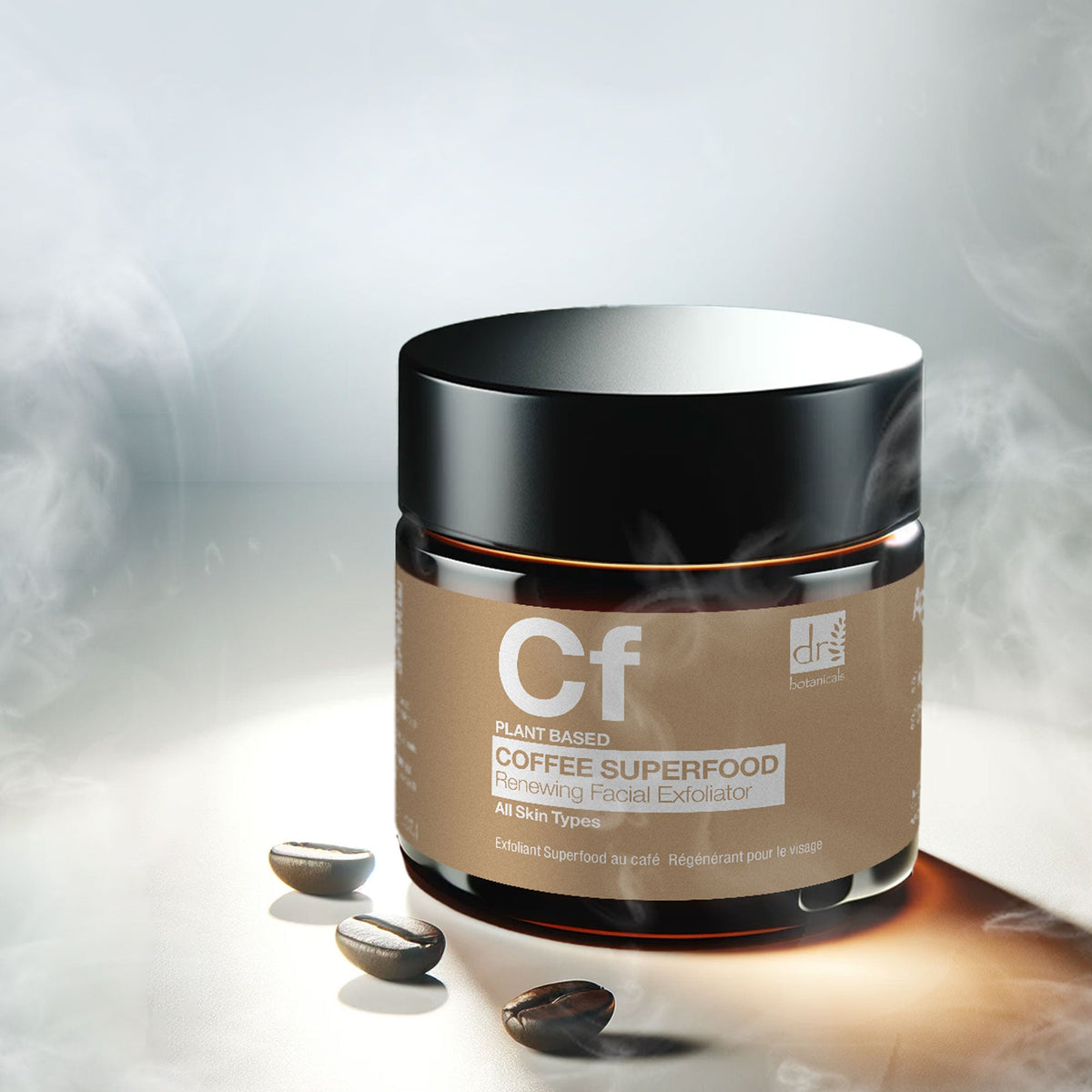 Dr Botanicals Coffee Superfood Renewing Facial Exfoliator 60ml