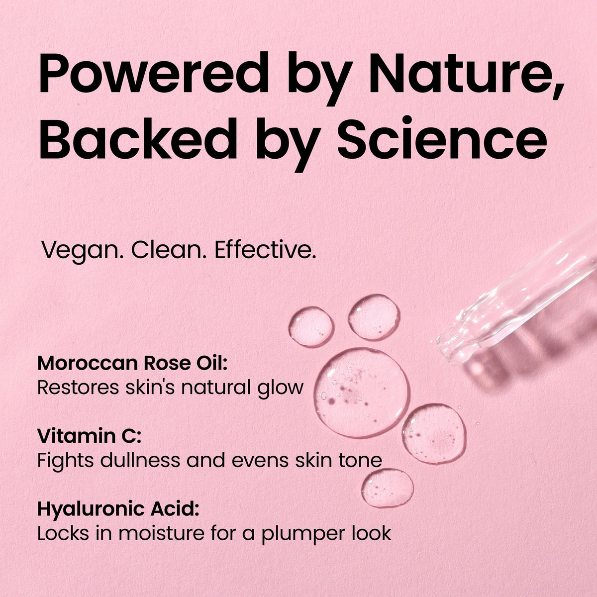 Dr Botanicals Moroccan Rose Facial Oil with Hyaluronic Acid & Vitamin C 15ml / 30ml