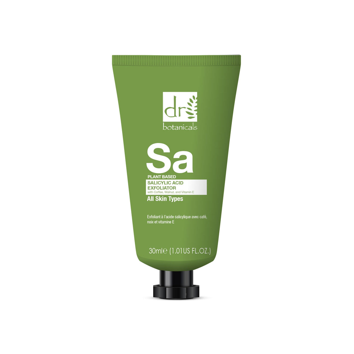 Dr Botanicals Salicylic Acid Exfoliator with Coffee, Walnut & Vitamin E 30ml