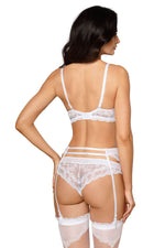 Roza Lagerta Push Up White Bra