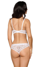 Roza Lagerta Push Up White Bra