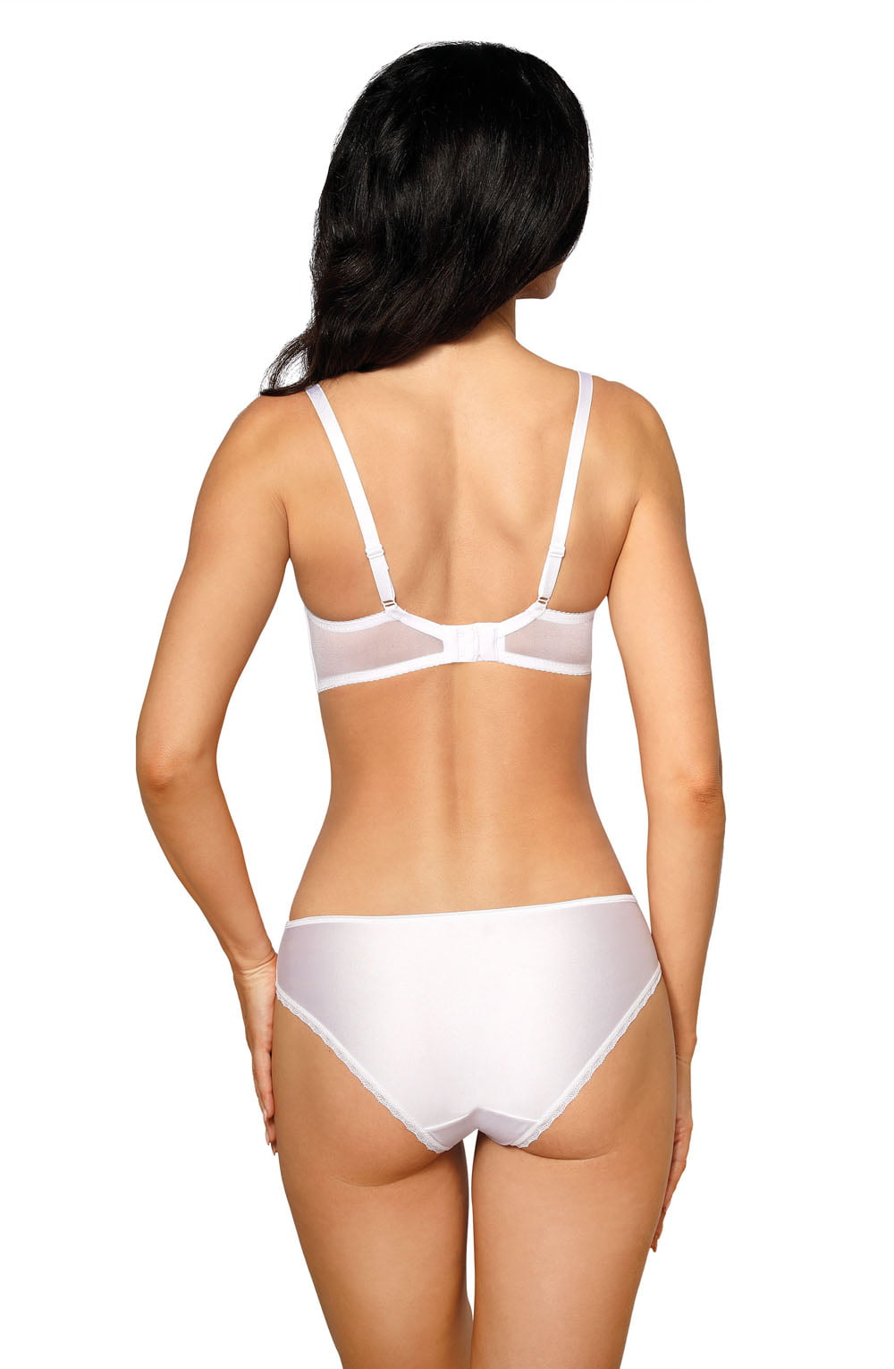 Roza Anuk Semi Sheer White Soft Cup Bra