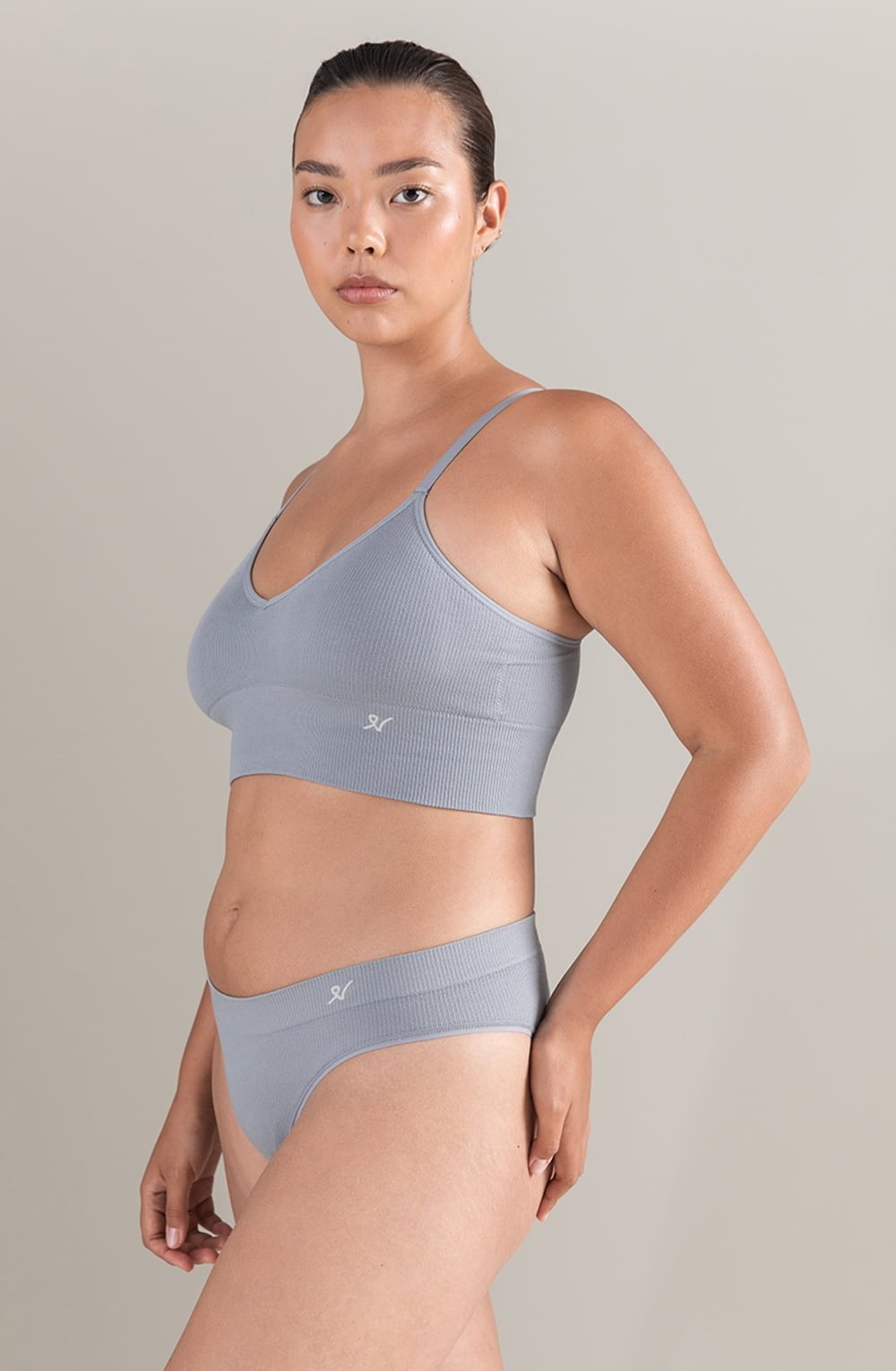 Nudea The TENCEL™ Seamless Bralette Storm Grey