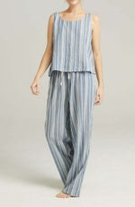 Nudea The Classic Trouser French Navy Stripe Pyjama Trousers
