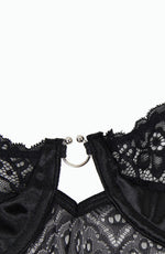YesX Plus Size Bodysuit Black