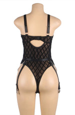 YesX Chain Bodysuit Black
