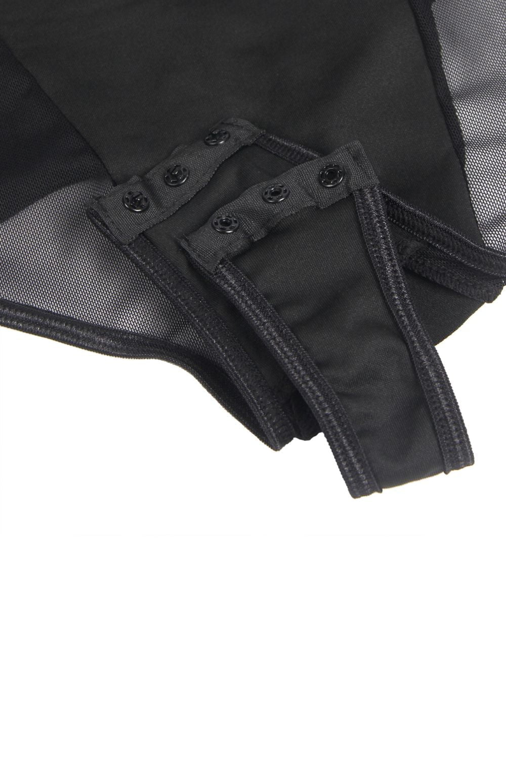 YesX Black Mesh Underwired Lingerie Body