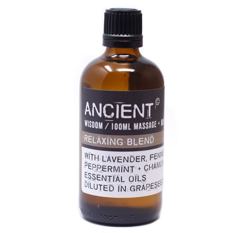 Relaxing Lavender, Peppermint & Chamomile Massage Oil 100ml