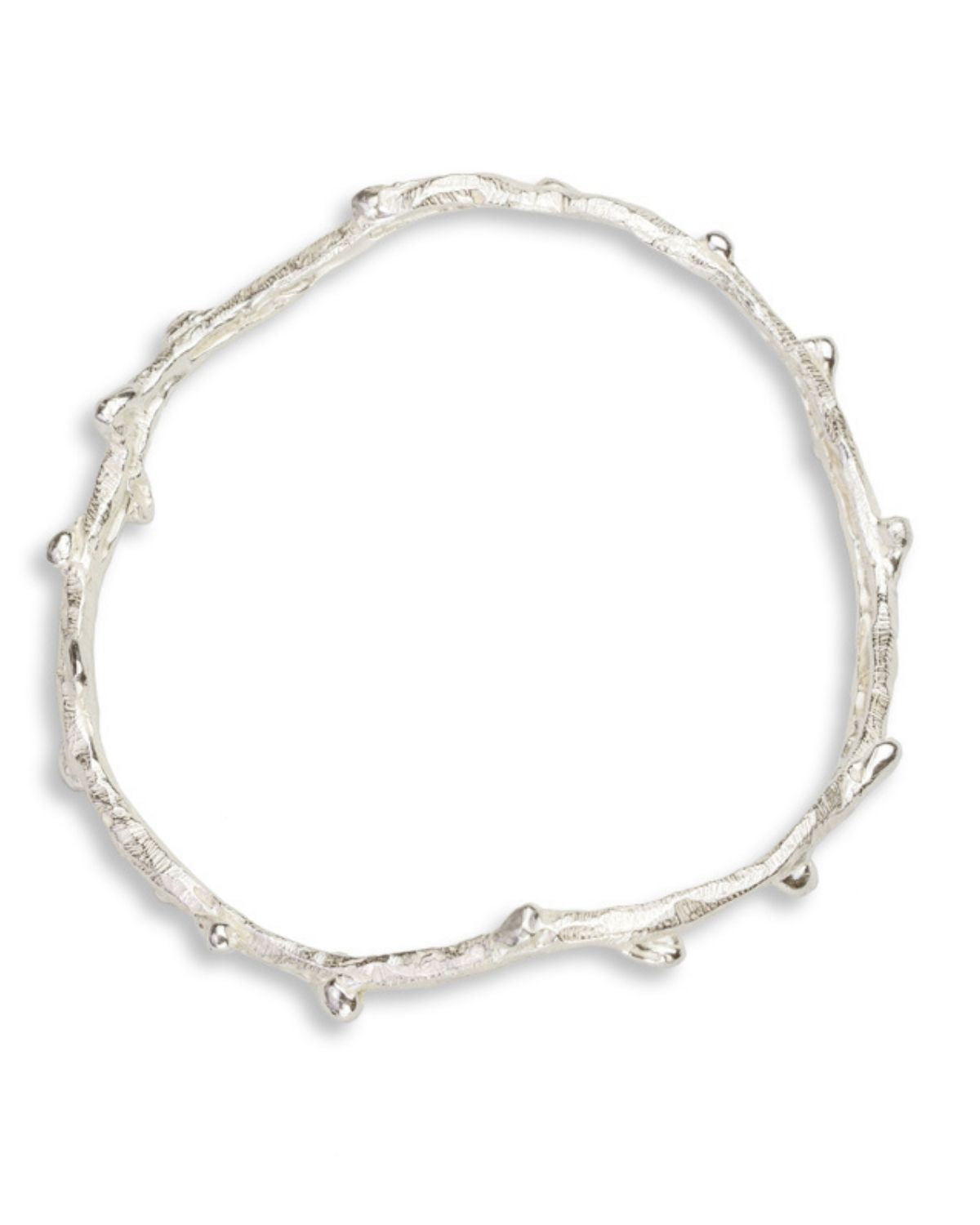 ‘Alohi Kai Sculptural Ola Hand Carved Silver Bangle – Tako Octopus