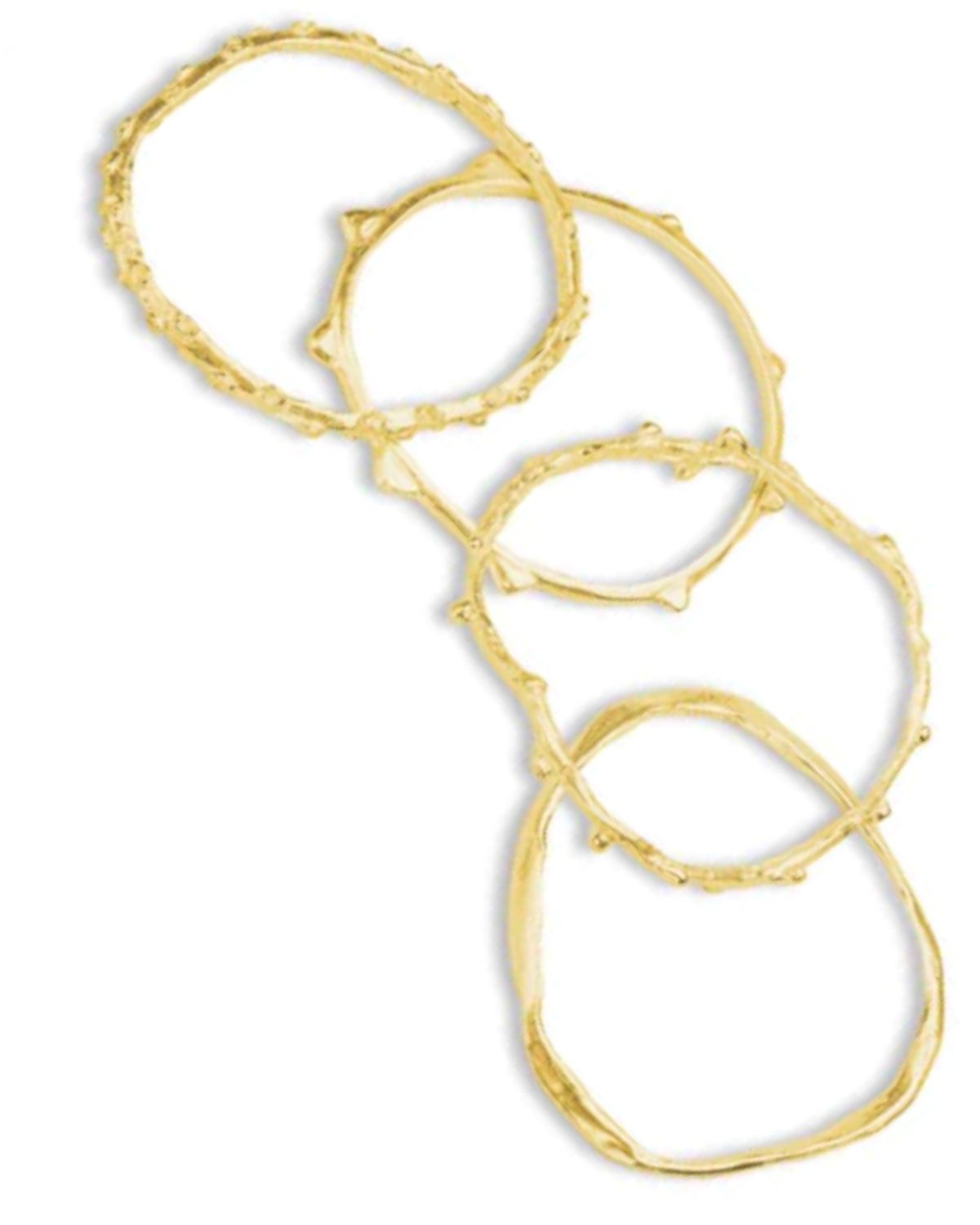 ‘Alohi Kai Sculptural Ola 18k Gold or Sterling Sliver Bangle – Wai