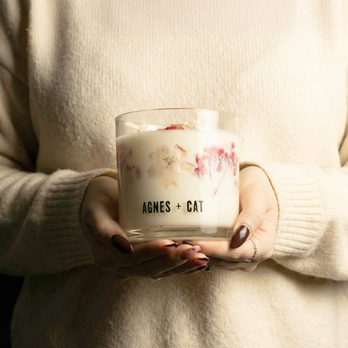 Agnes + Cat Botanical Soy Wax Candle 350g - Lakeland Mocha