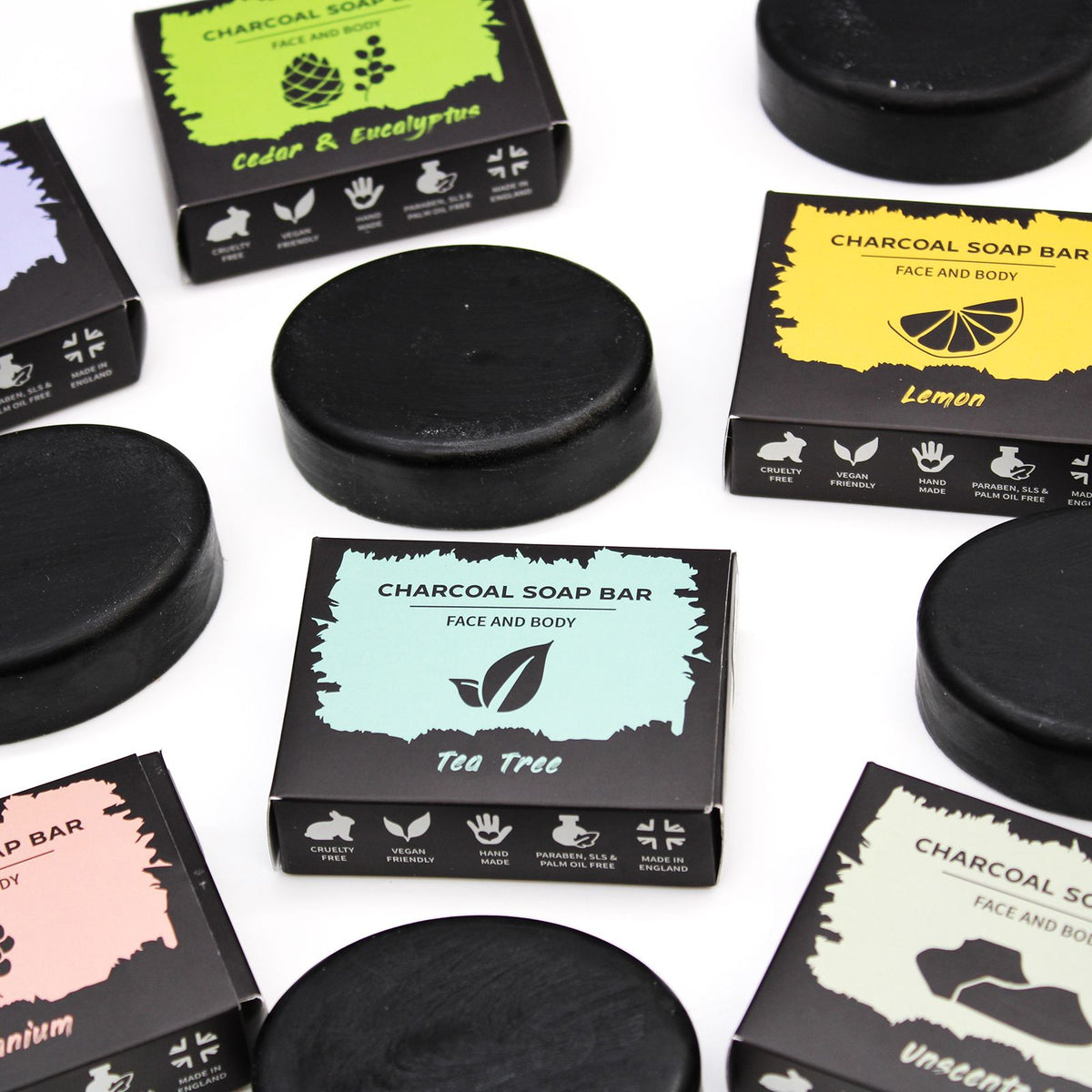 Lavender Charcoal Soap 85g