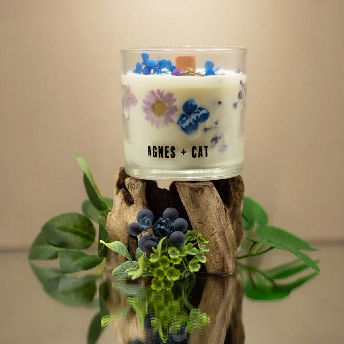 Agnes + Cat Botanical Soy Wax Candle 350g - Moorland