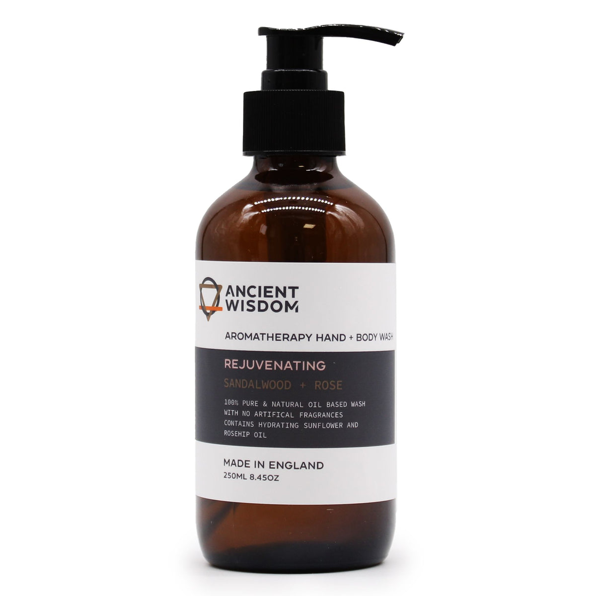 Sandalwood & Rose Aromatherapy Hand & Body Wash 250ml
