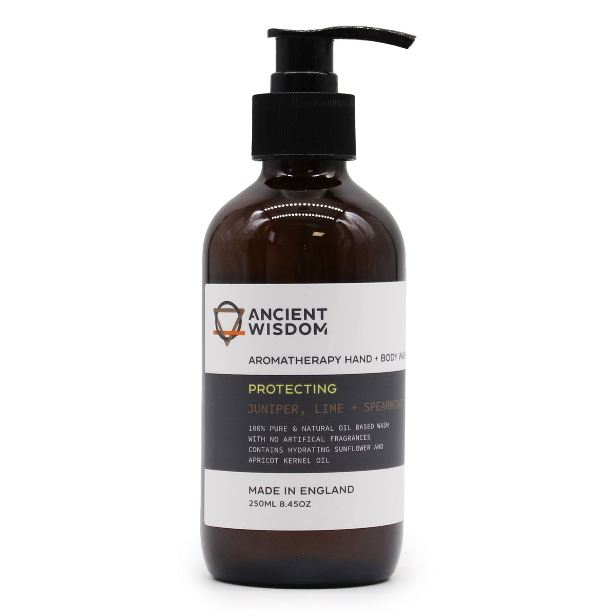 Juniper, Lime & Spearmint Aromatherapy Hand & Body Wash 250ml