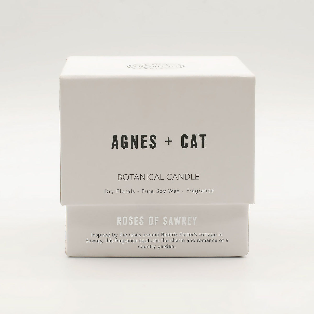 Agnes + Cat Botanical Soy Wax Candle 350g - Roses of Sawrey