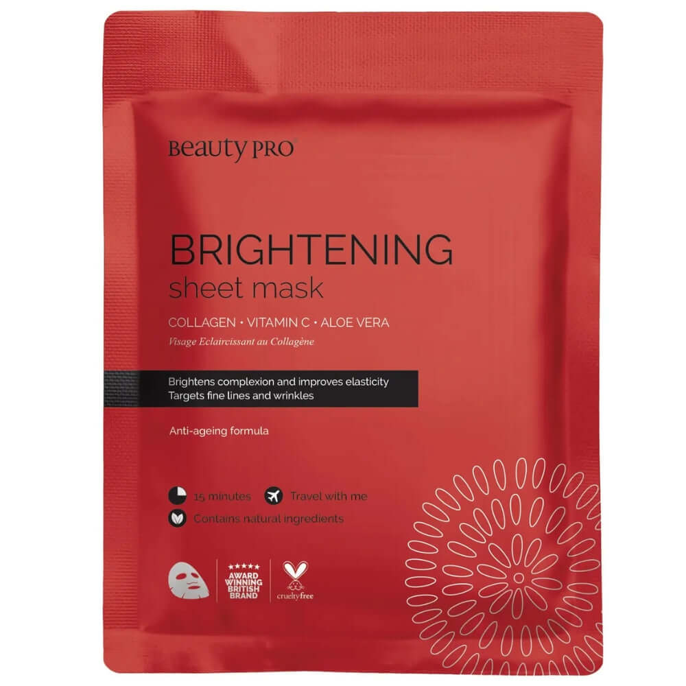 BeautyPro Spa at Home Skincare Gift Box - Top to Toe Sheet Mask Set