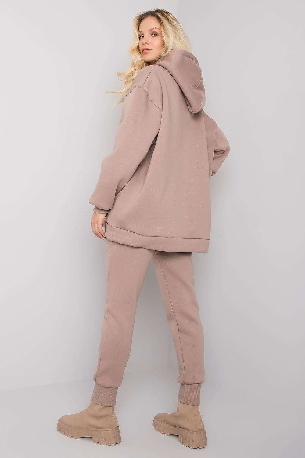 BFG Loungewear Set with Hooded Sweatshirt and Straight Cut Sweatpants