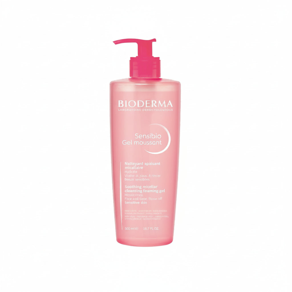 Bioderma Sensibio Foaming Gel Face Wash for Sensitive Skin 500ml