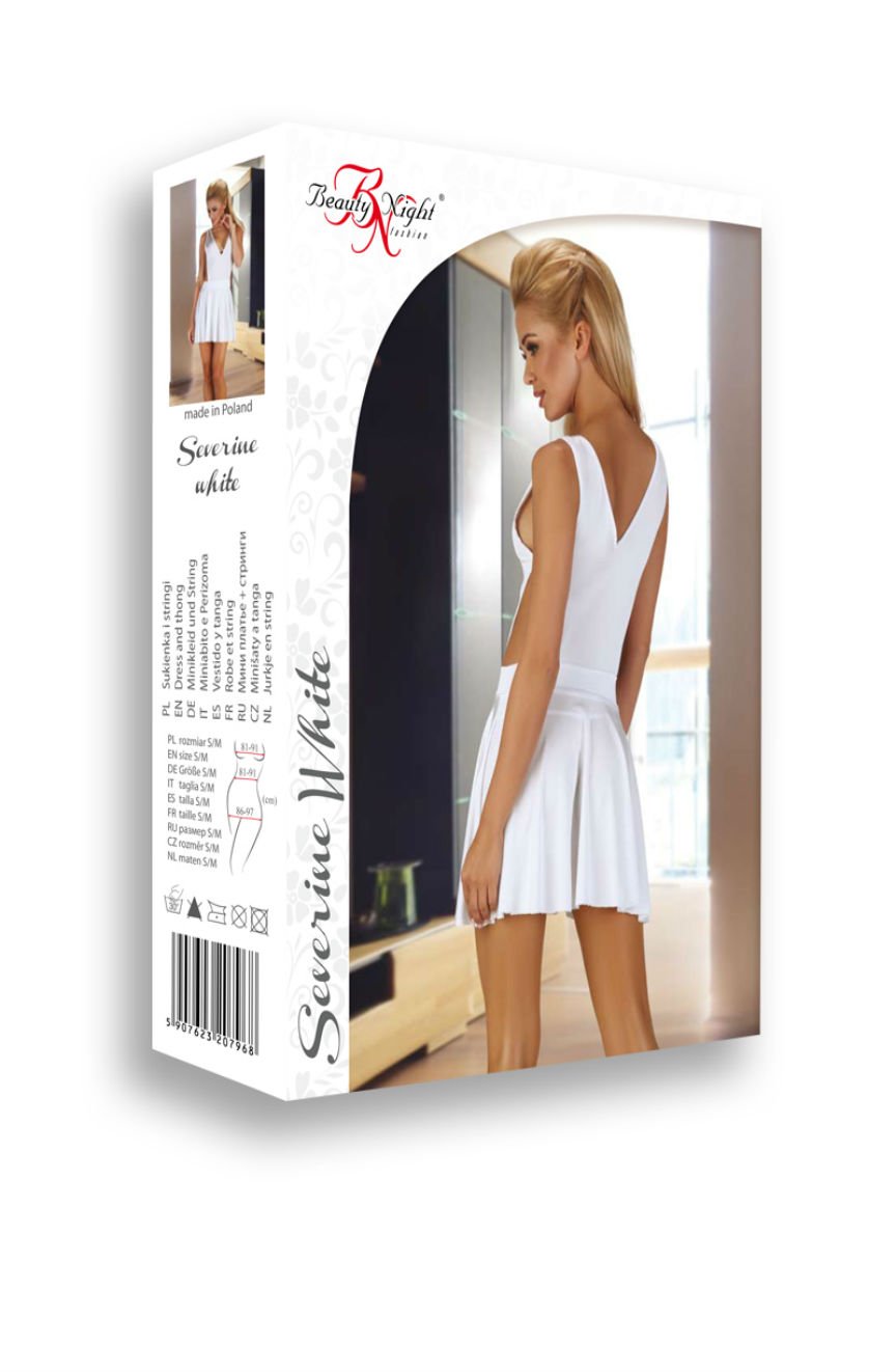 Beauty Night BN6427 Severine Lingerie Dress White