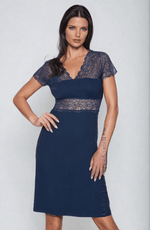 Irall Cameron Soft Plus Size Nightdress Black 2XL-5XL