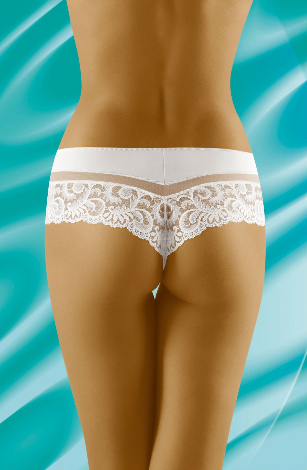 Wolbar Cantata Shorts Soft Microfibre Thong White