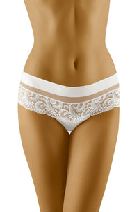 Wolbar Cantata Shorts Soft Microfibre Thong White