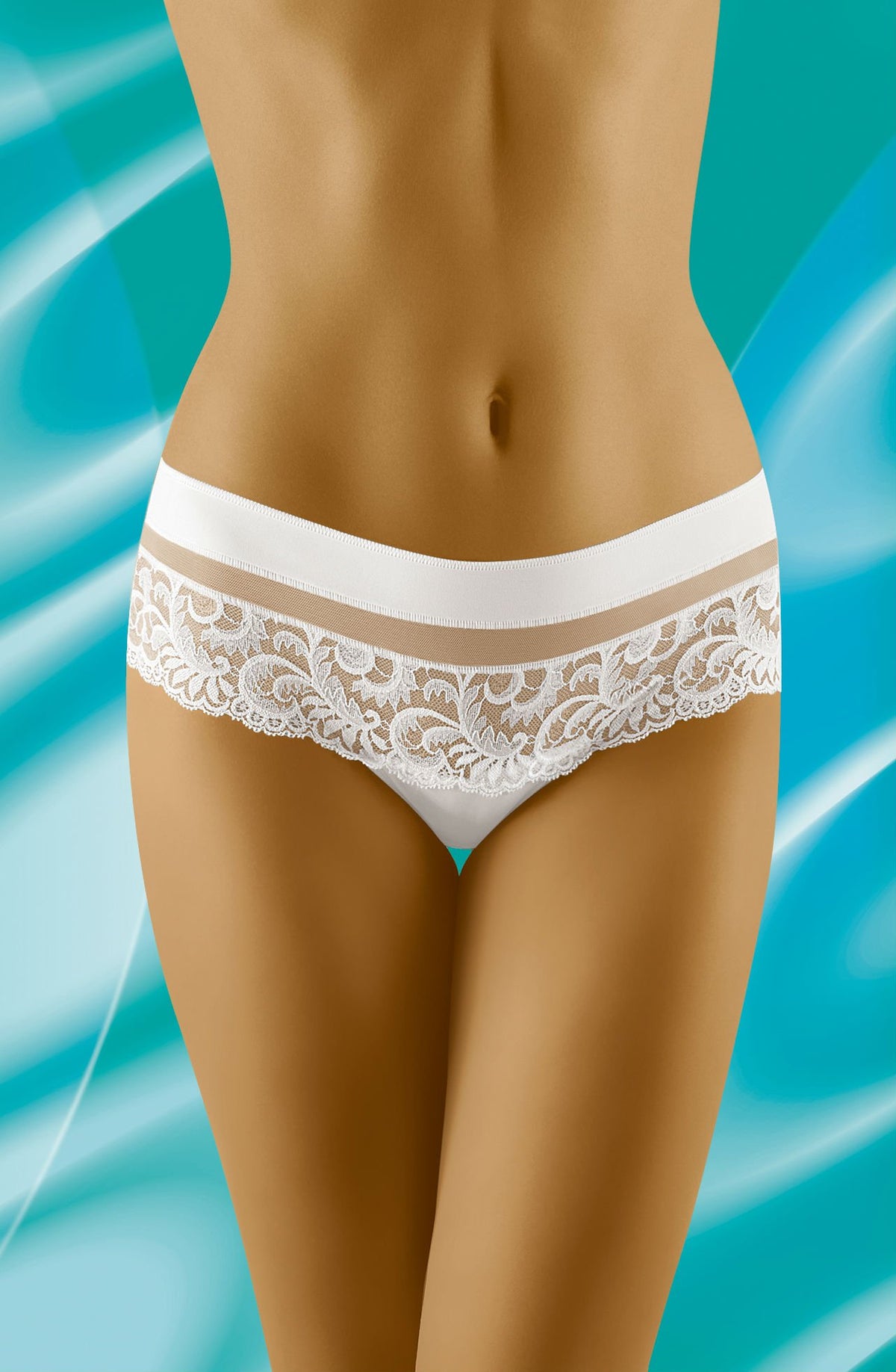 Wolbar Cantata Shorts Soft Microfibre Thong White