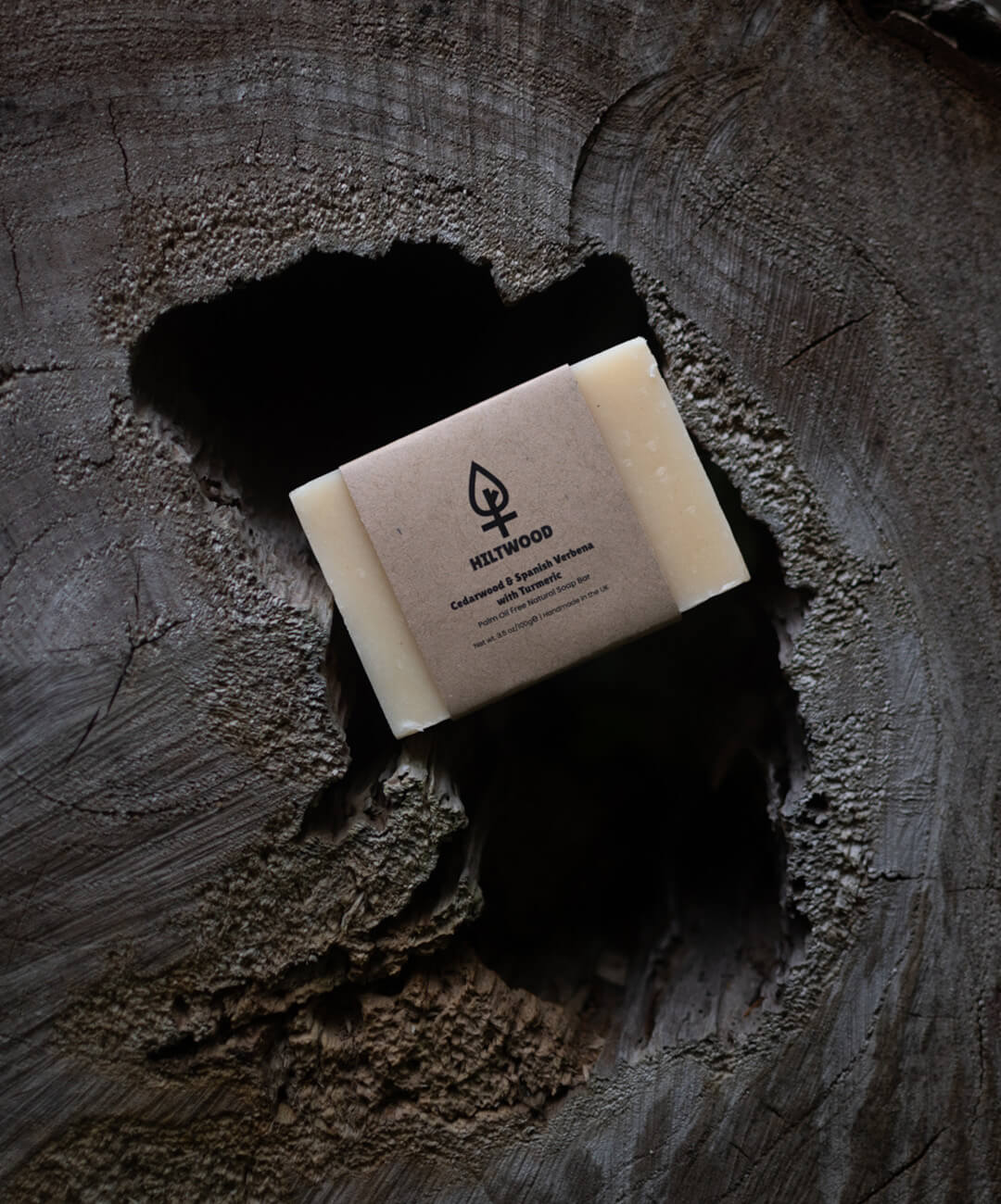 Hiltwood Cedarwood & Spanish Verbena with Turmeric Natural Soap Bar 100g