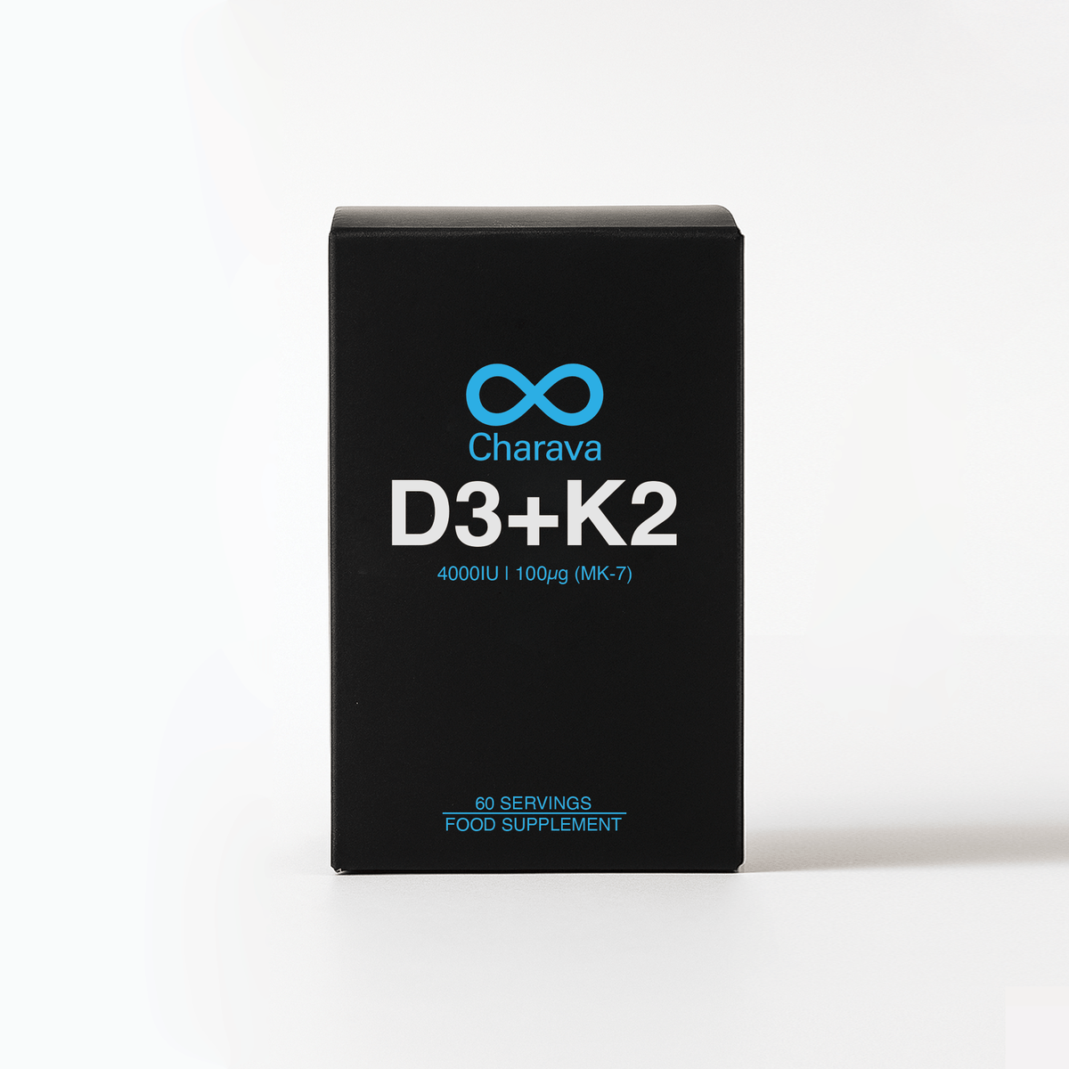 Charava Vitamin D3 (4000IU) + K2 (MK-7)