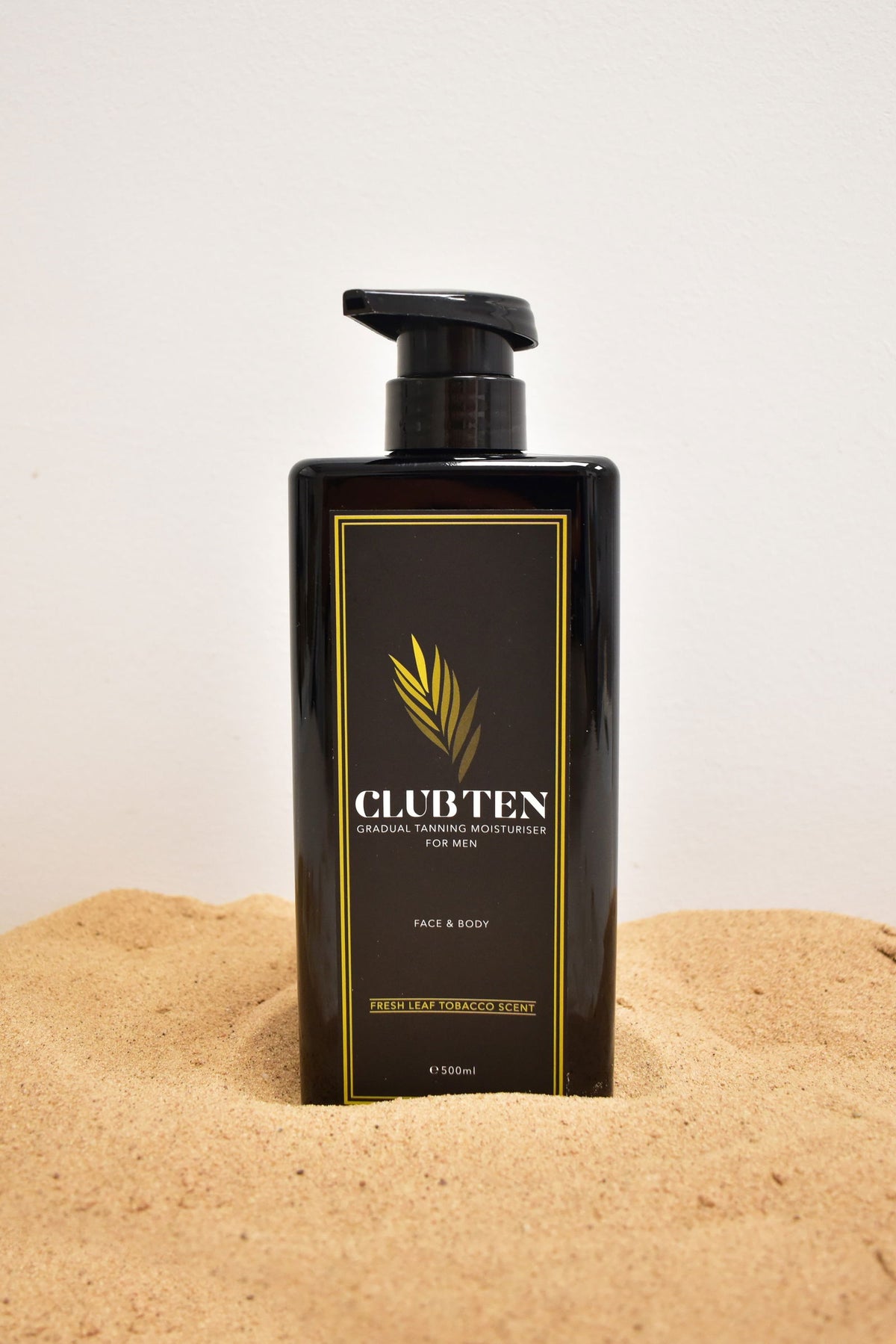 Club Ten Men's Gradual Tan Moisturiser with Fresh Leaf Tobacco Scent 500ml