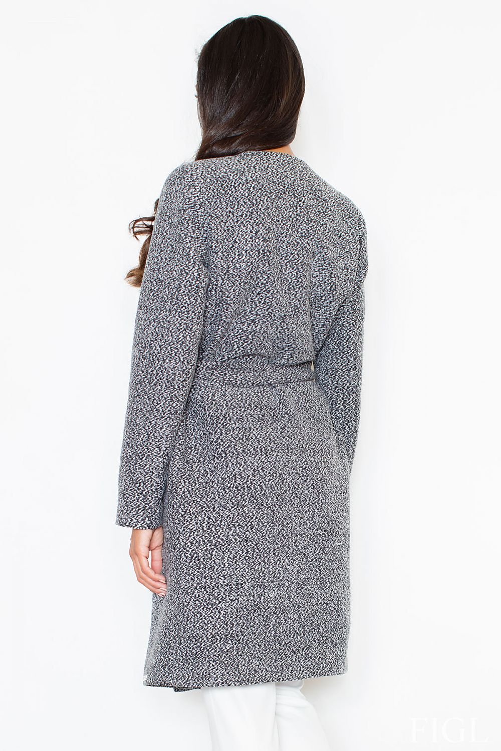 Figl Oversized Belted Lapel Fleece Coat
