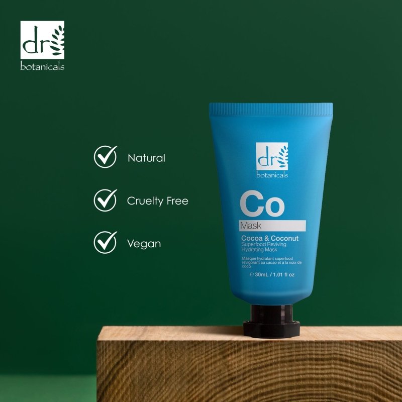 Dr Botanicals Cocoa & Coconut Superfood Reviving Hydrating Mask 30ml
