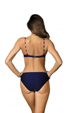 Colourful Hip Cut Out Two Piece Bikini Set | Marko