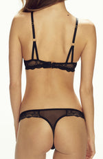 Confidante Opium Thong Black