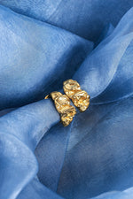 Ballinger Crumpled Gold Hoops