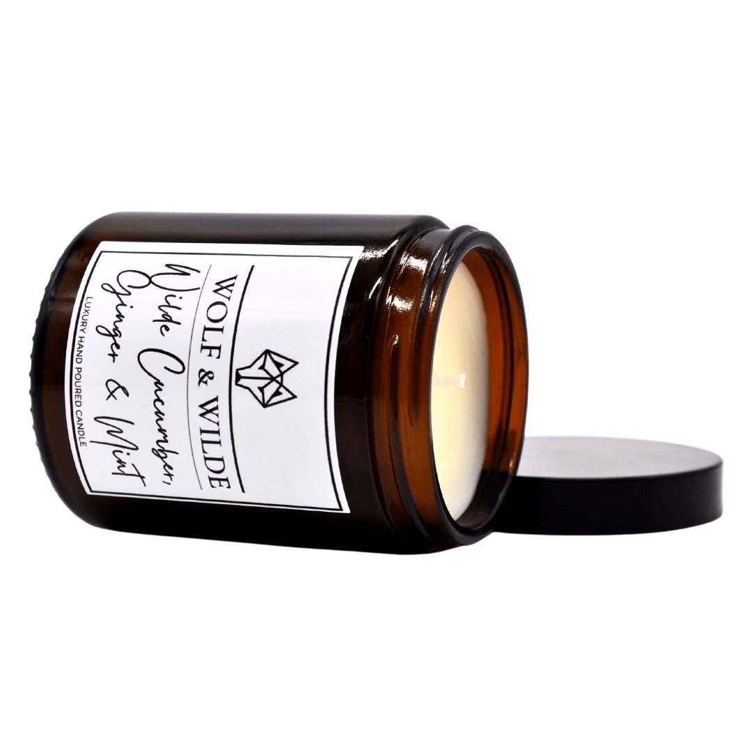 Wolf & Wilde Cucumber, Ginger & Mint Luxury Aromatherapy Scented Candle