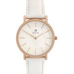 Cuir Blanc Ladies Watch