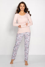Momenti Per Me Margarita Two-Piece Pyjama Set pink