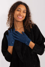 AT Insulated Geometric Gloves blue