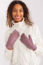 AT Elegant Strap Gloves violet