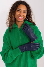 AT Elegant Strap Gloves navy blue
