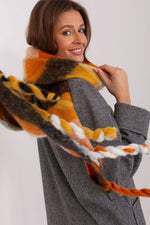 AT Long Colourful Plaid Shawl Scarf
