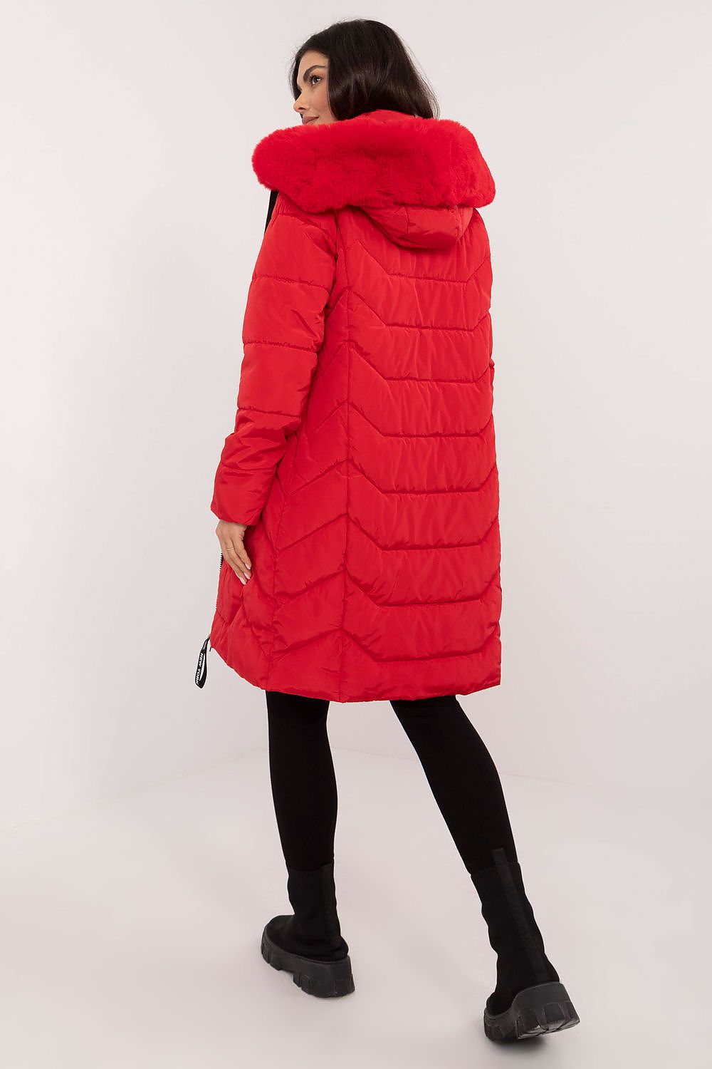 Factory Price Fur Collar Long Parker Coat