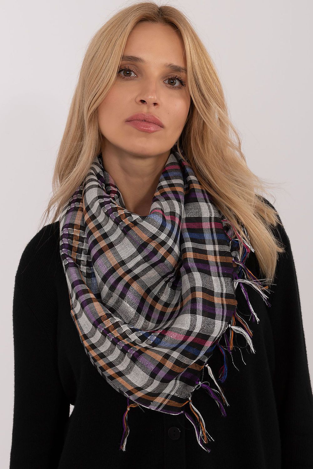 AT Checkered Arafatka Neckerchief multicolor 4 one-size-fits-all