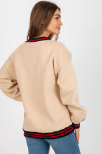 Ex Moda Manhattan NY Slogan V Neck Sweater