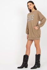 Ex Moda TEXAS Slogan Long Sweatshirt