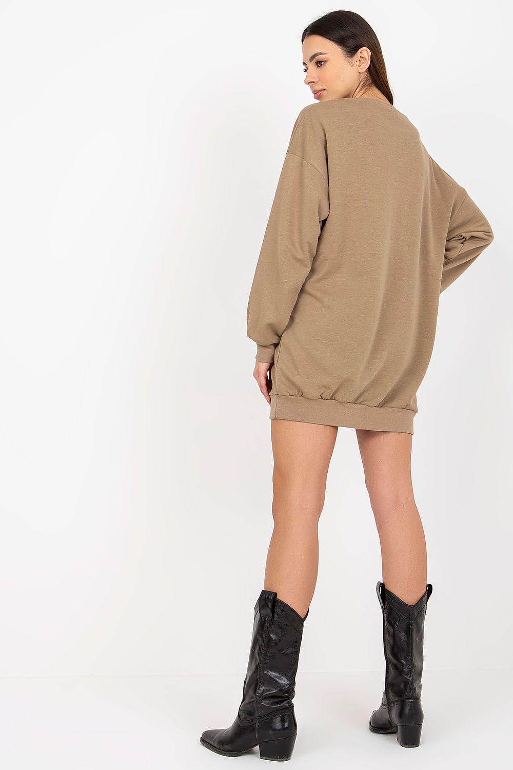 Ex Moda TEXAS Slogan Long Sweatshirt